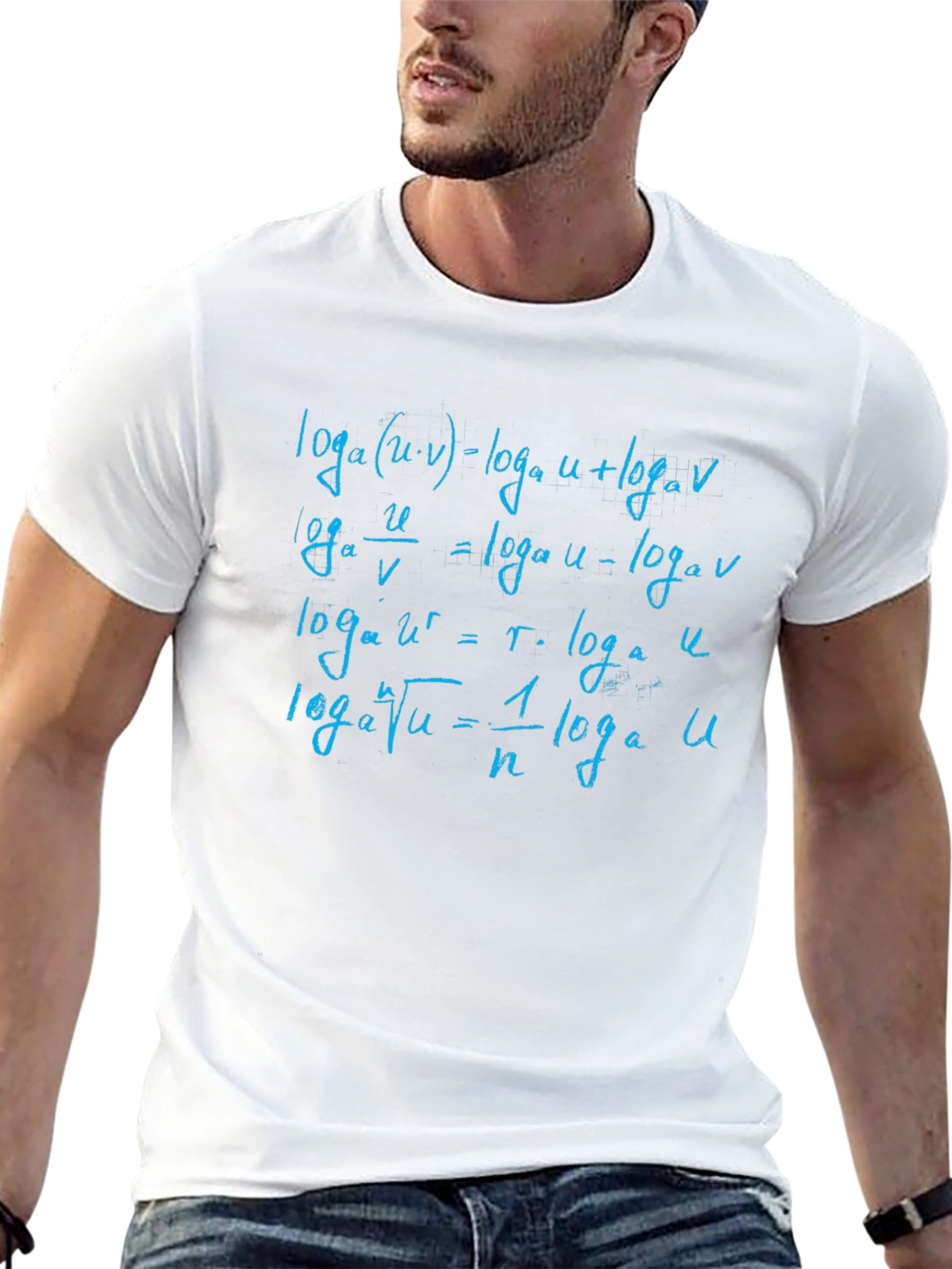 Math Formulas Black T-Shirt