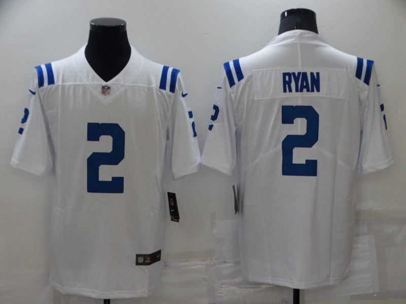 Men's Indianapolis Colts Matt Ryan #2 White Game Jerseys