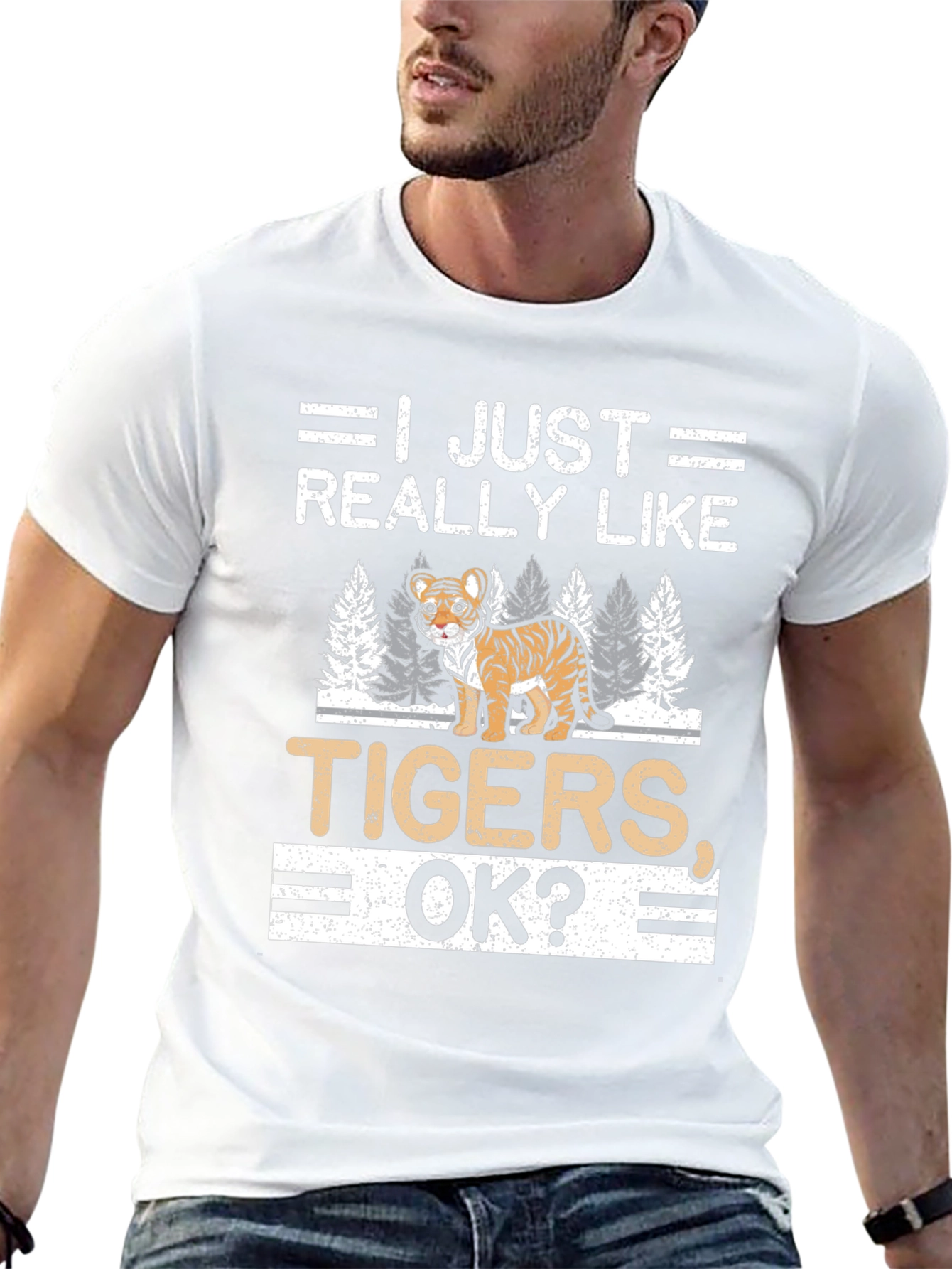 I Just Really Like Tigers OK? T-Shirt
