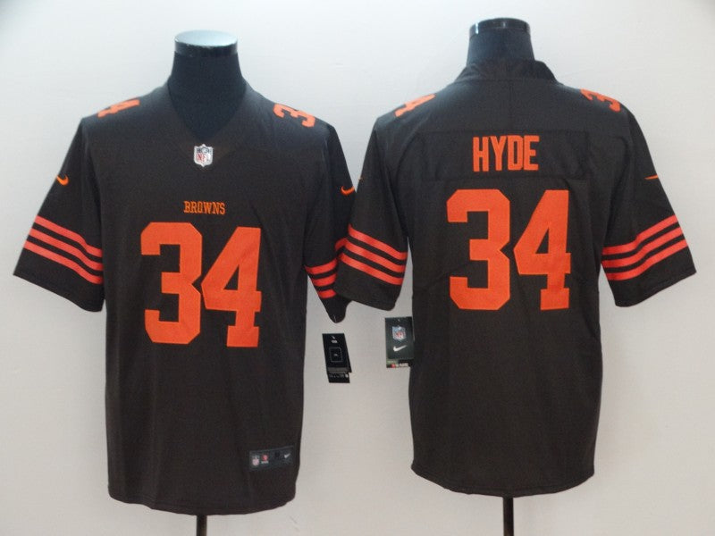 Men's Cleveland Browns Robert Jackson Black Player Jerseys