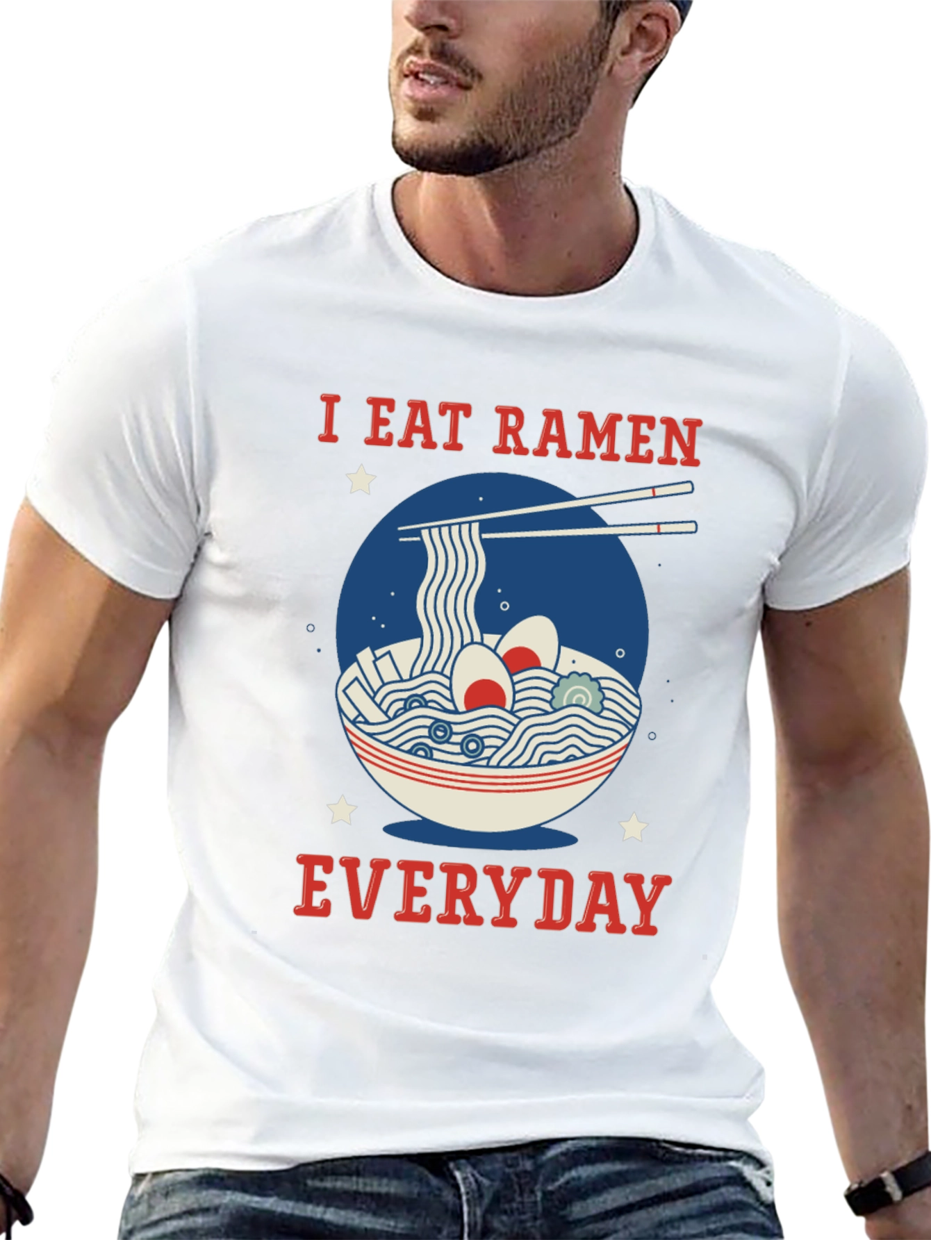I Eat Ramen Everyday Graphic T-Shirt