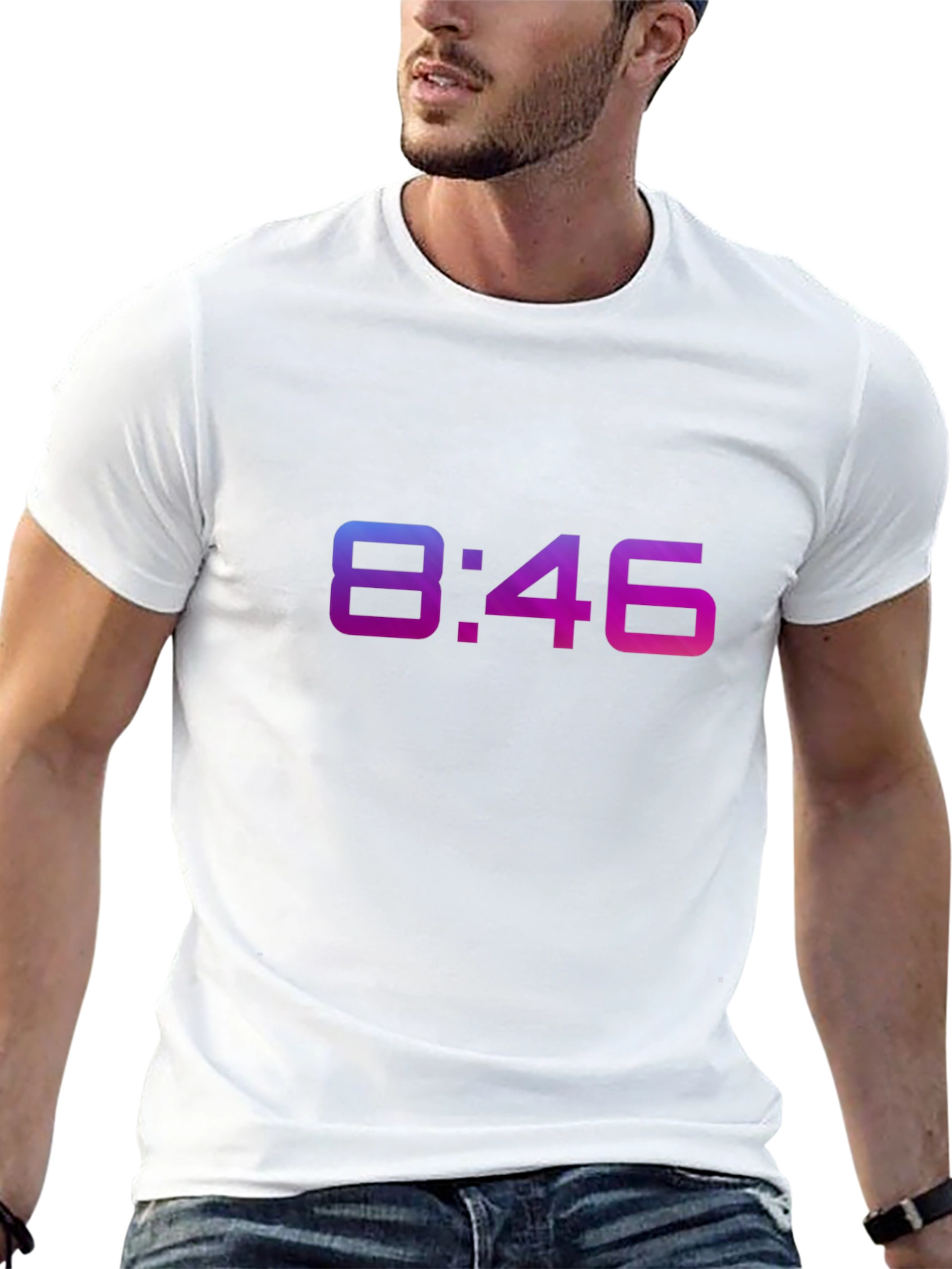 8:46 Gradient Tee - Stylish Comfort Unique Design
