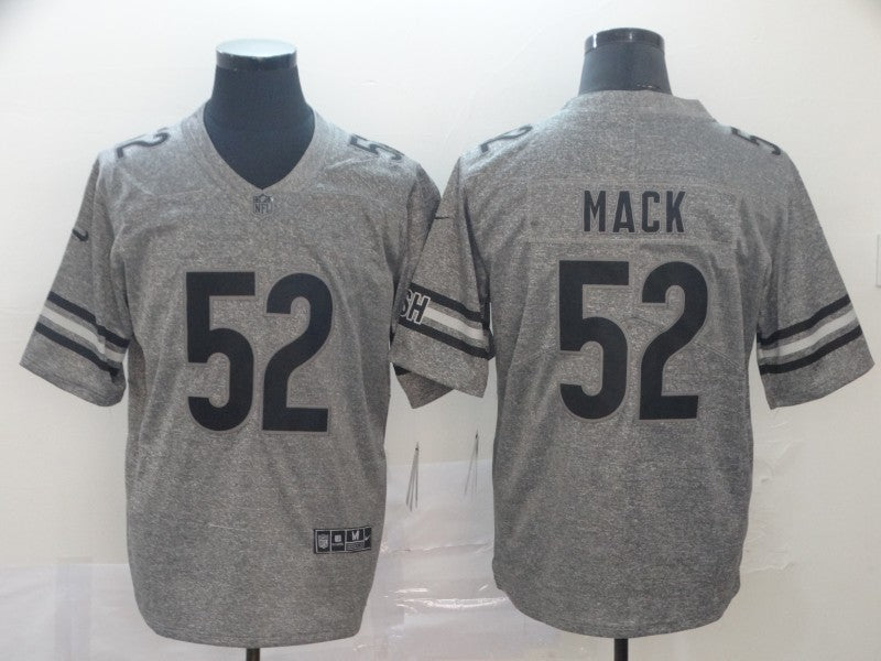 Men's Chicago Bears Khalil Mack #52 Gray Game Jerseys