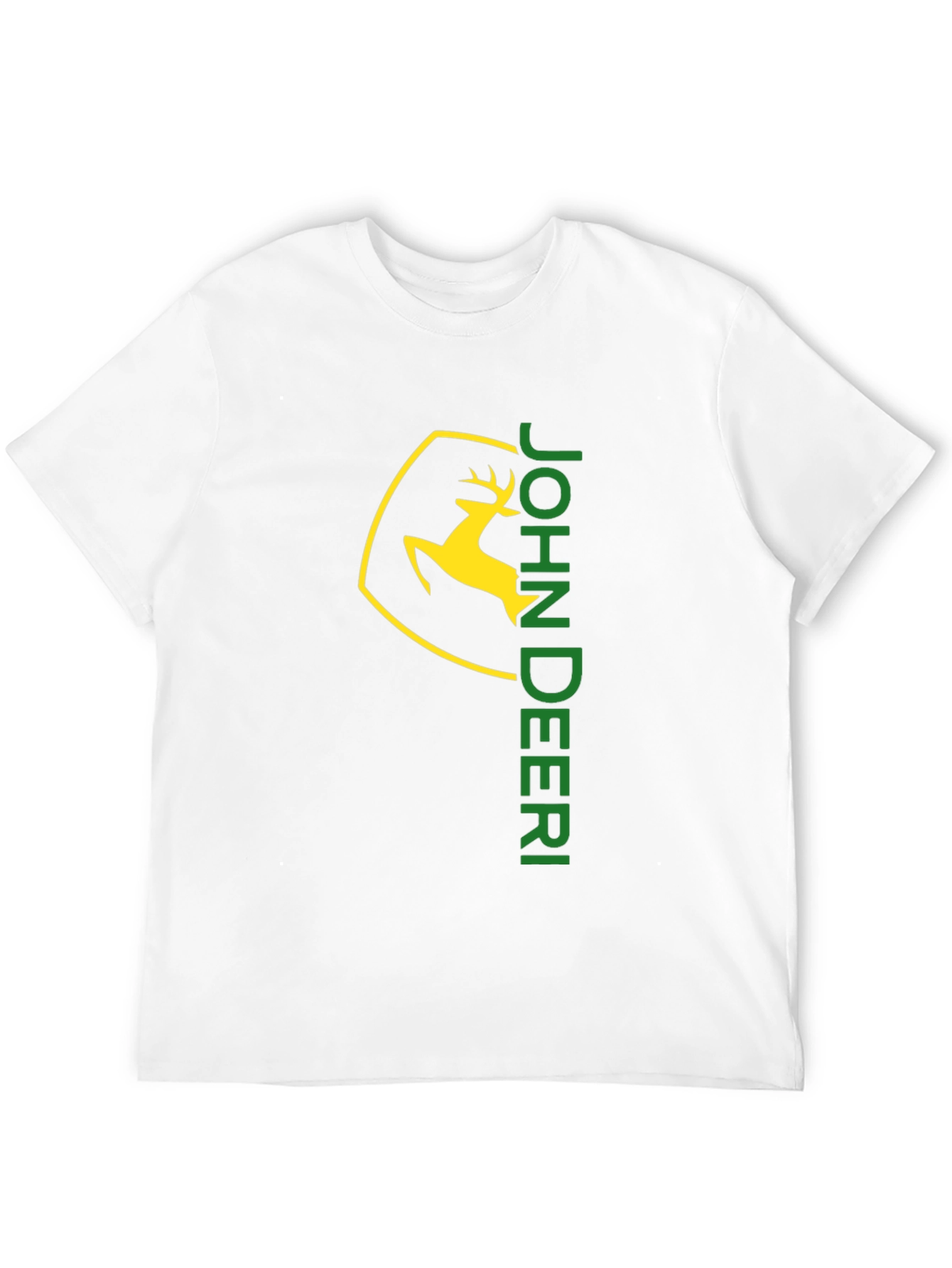 John Deere Black T-Shirt - Deer Logo