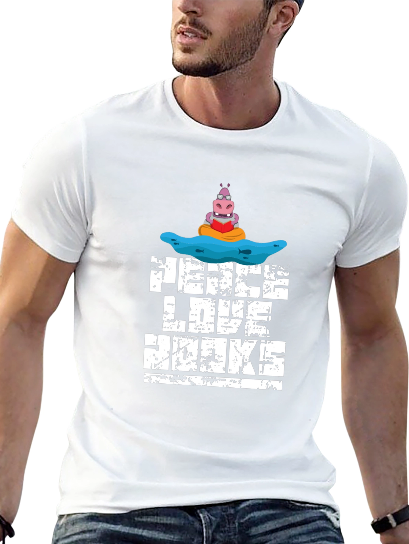 Peace Love Hippos T-Shirt