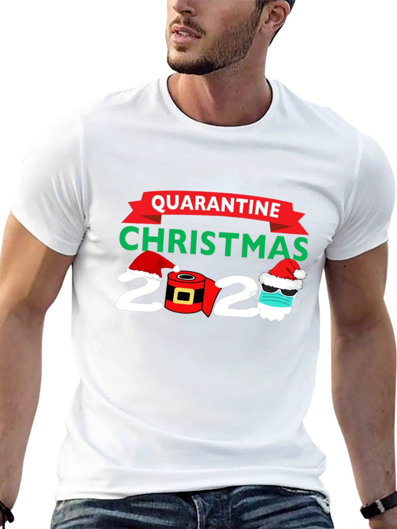 Quarantine Christmas 2020 Graphic Tee