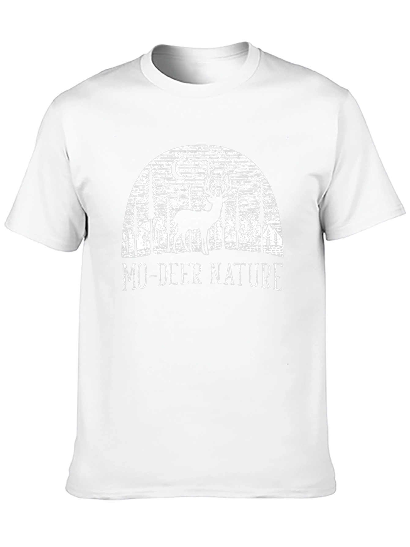 Mo-Deer Nature Graphic T-Shirt