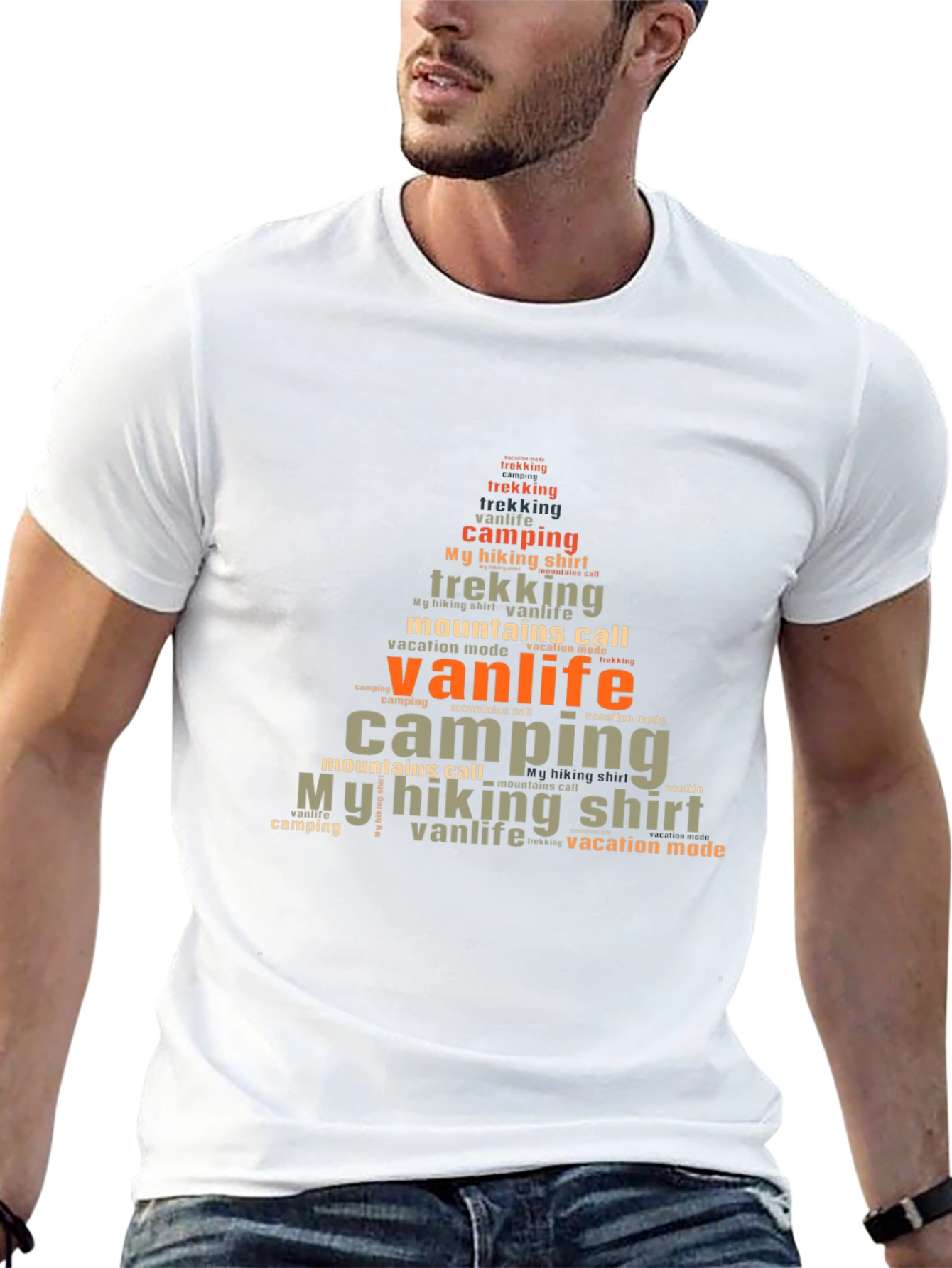 Hiking Adventure Graphic Tee - Vanlife Camping Shirt