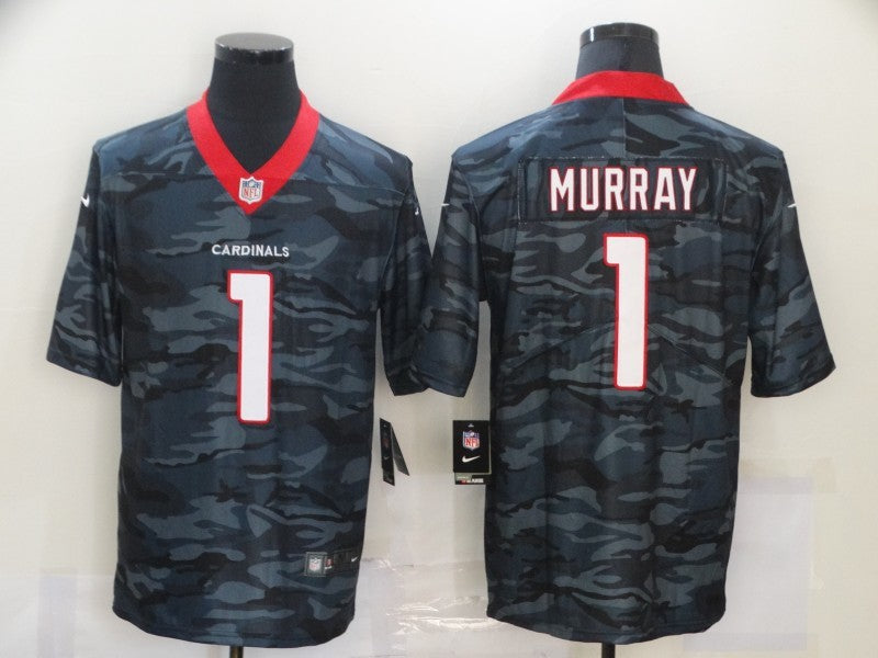 Men's Arizona Cardinals Kyler Murray #1 Gray Camouflage Game Jerseys