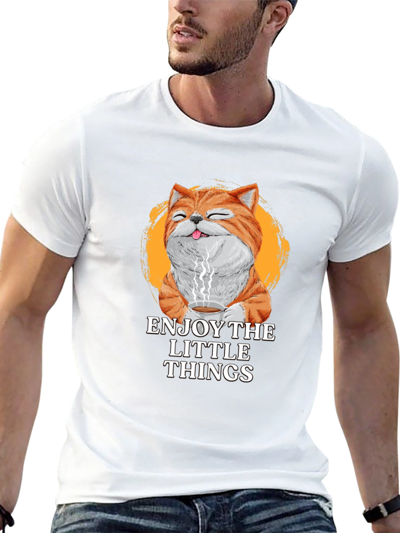 Enjoy The Little Things Cat T-Shirt