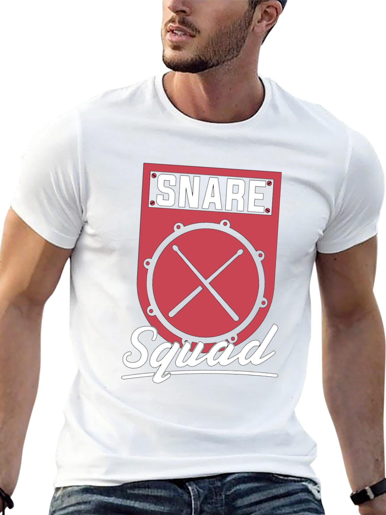 Snare Squad Drummer Graphic Tee
