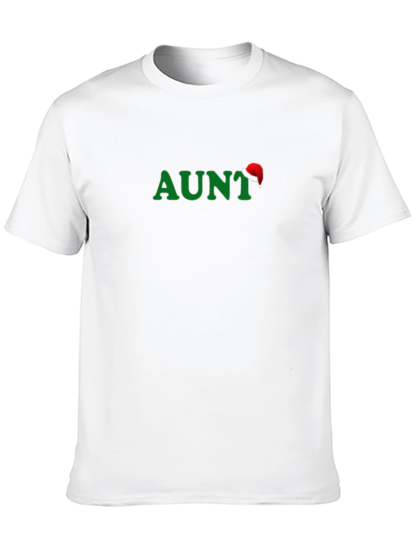 Aunt Christmas Santa Hat T-Shirt