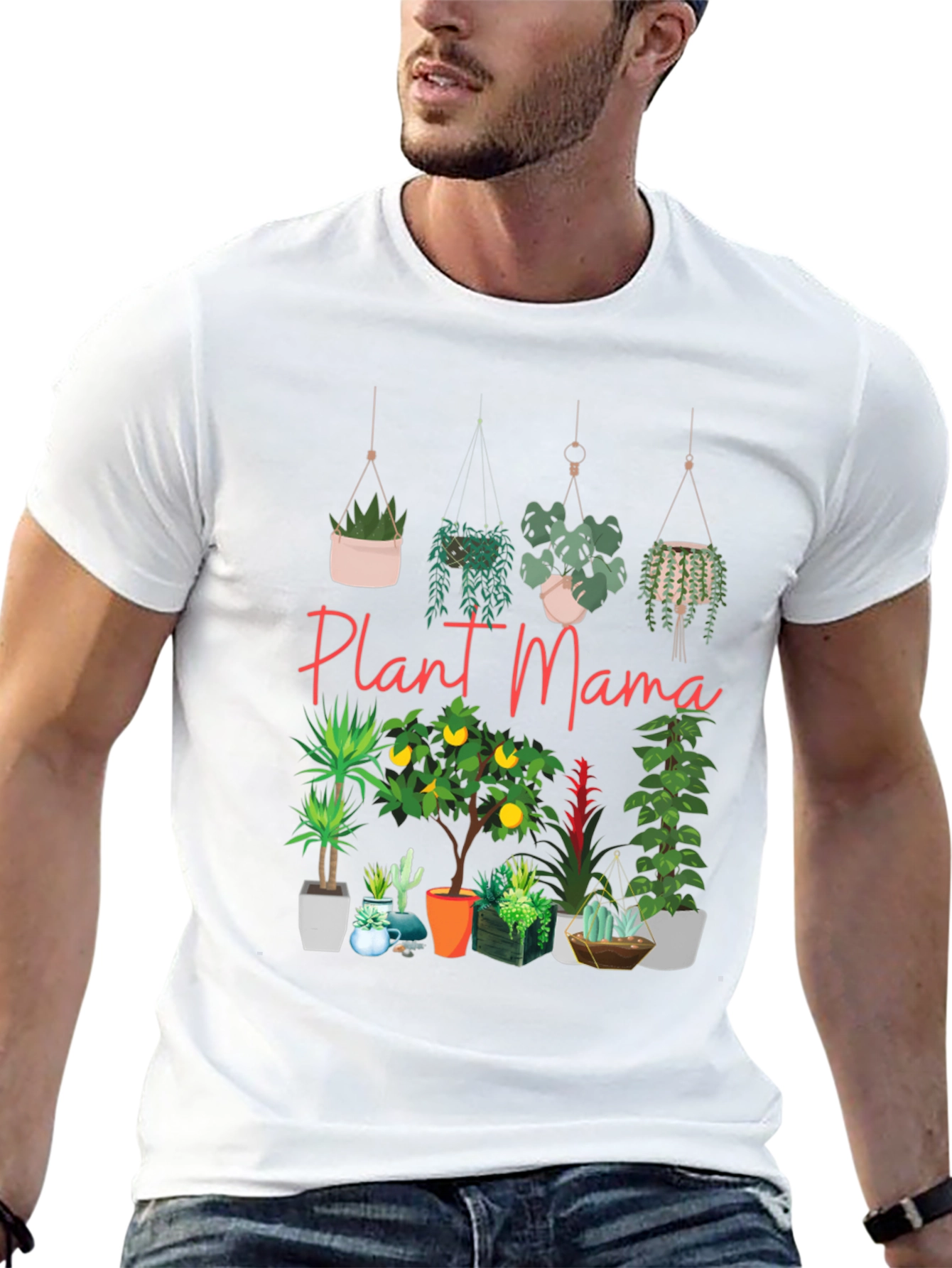 Plant Mama Graphic T-Shirt - Gardening Lover Tee