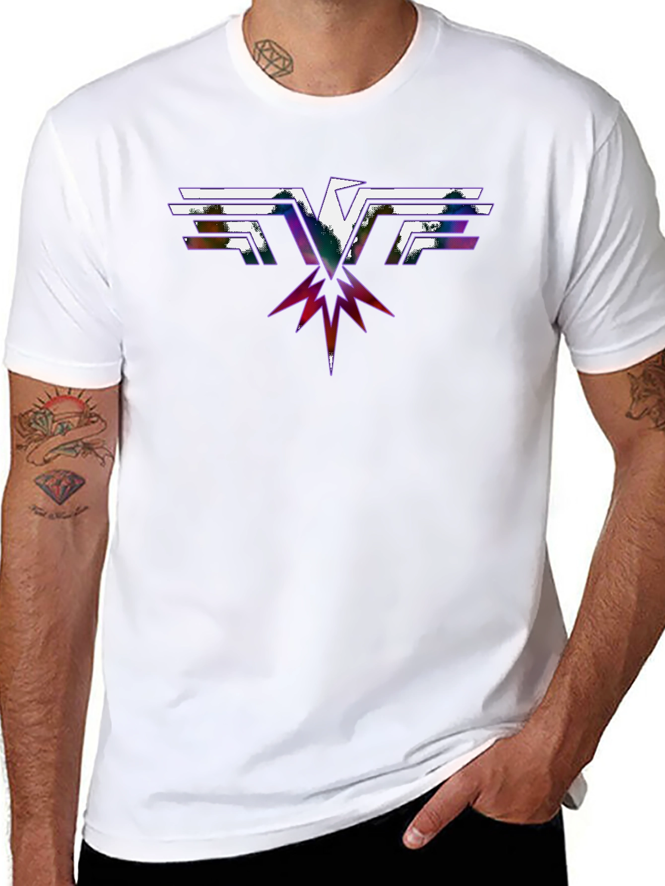 Van Halen Inspired Graphic T-Shirt - Black