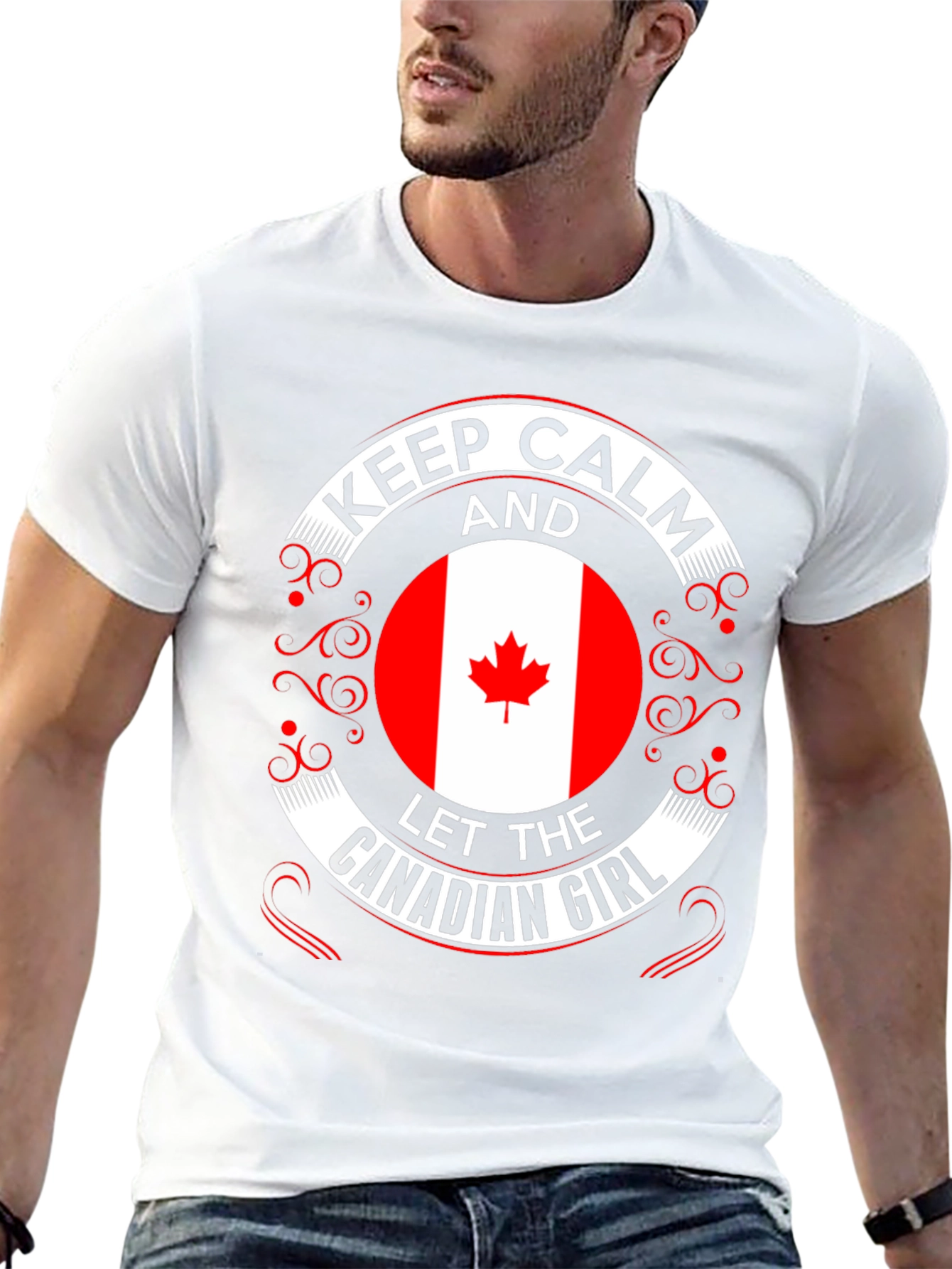 Keep Calm Canadian Girl T-Shirt