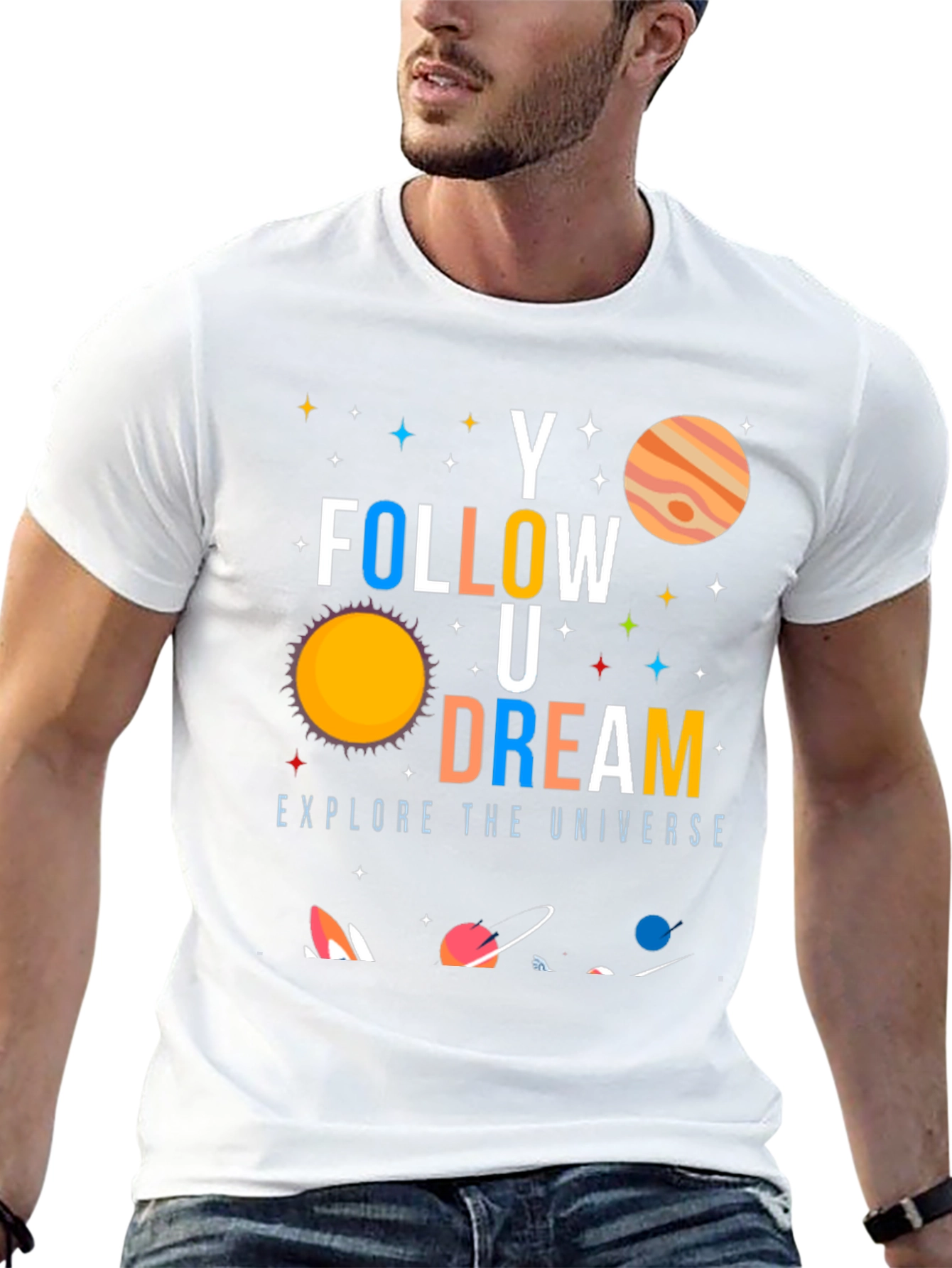 Follow Your Dream Universe Graphic T-Shirt