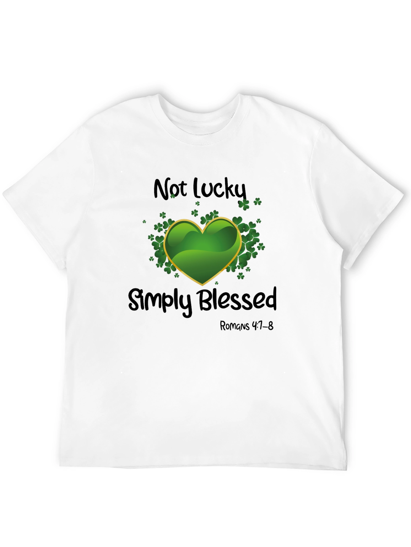 Blessed Shamrock T-Shirt - Religious St. Patricks Day