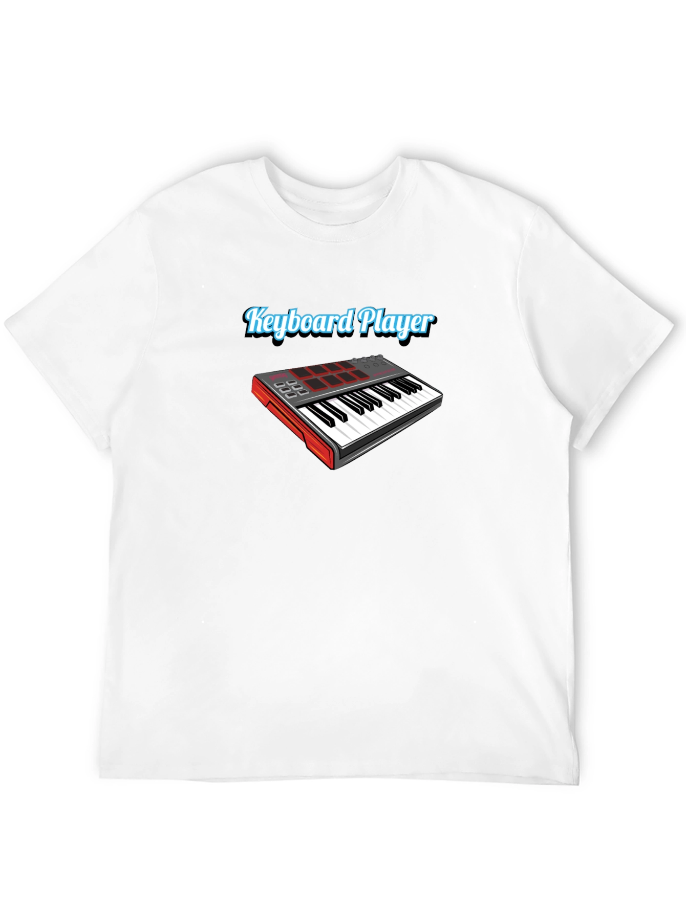 Keyboard Player Graphic T-Shirt