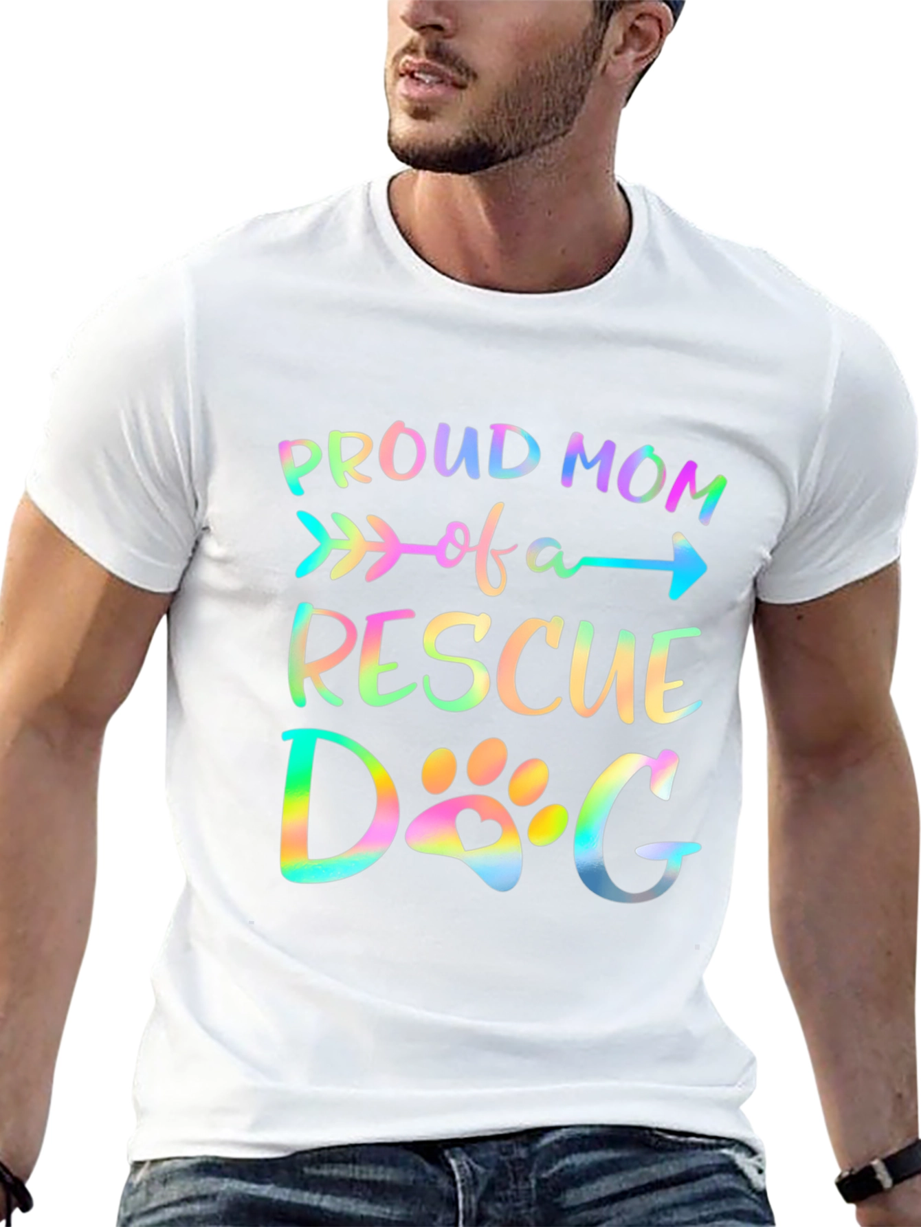 Proud Mom of a Rescue Dog T-Shirt