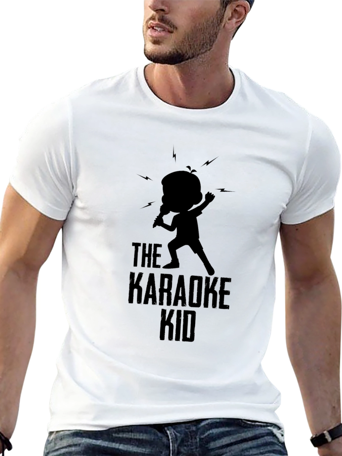 Karaoke Kid Black T-Shirt