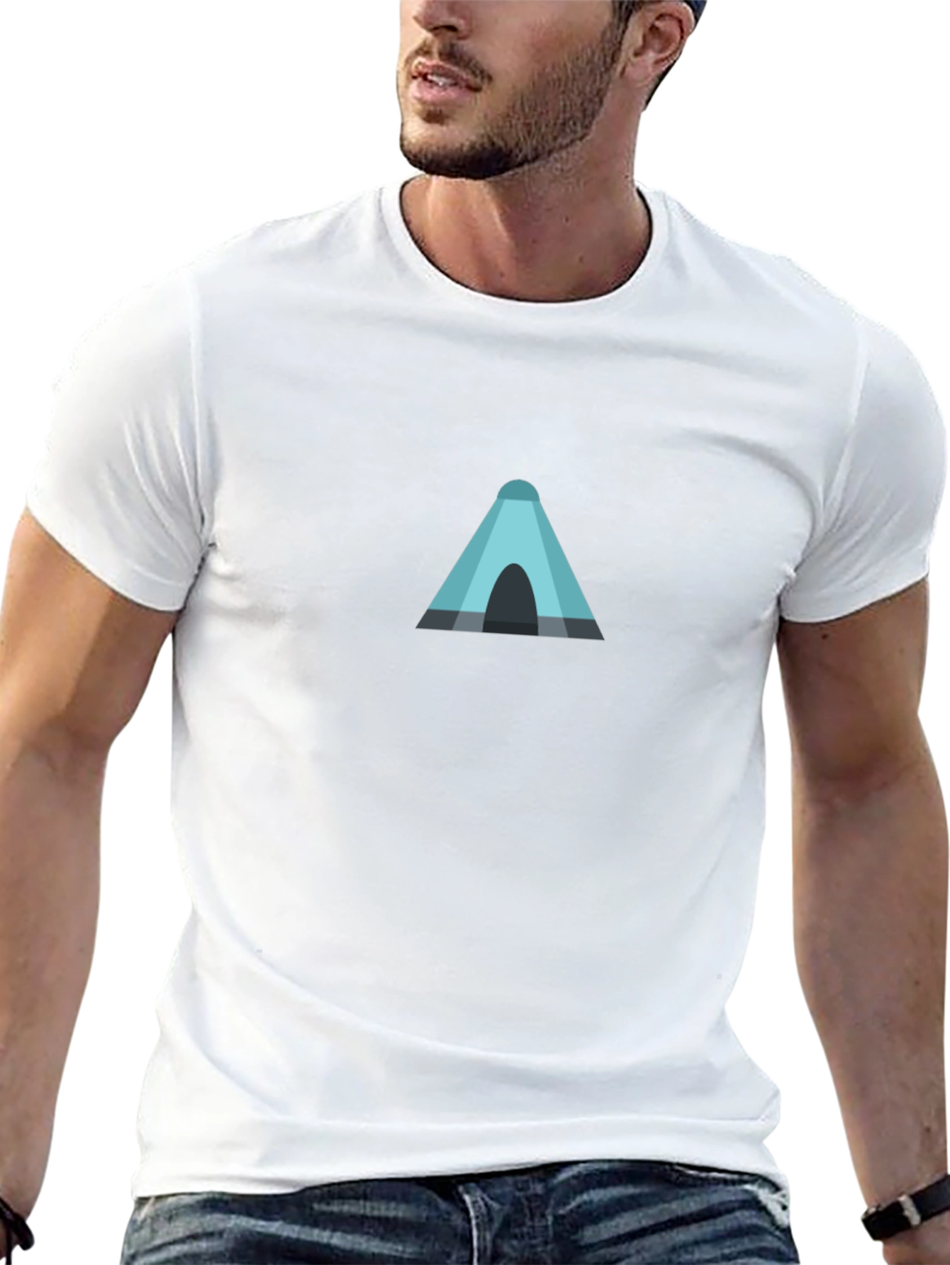 Modern Tent Graphic Tee - Black