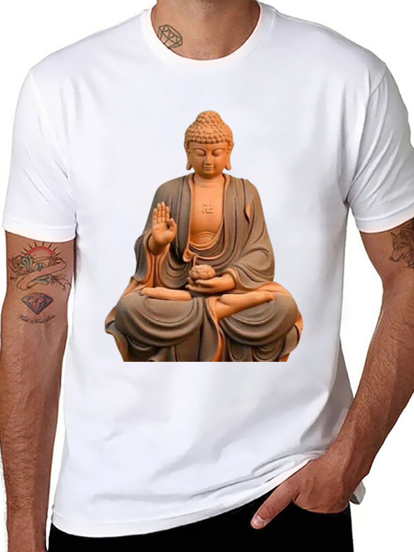 Buddha Graphic Tee - Stylish Meditative T-Shirt