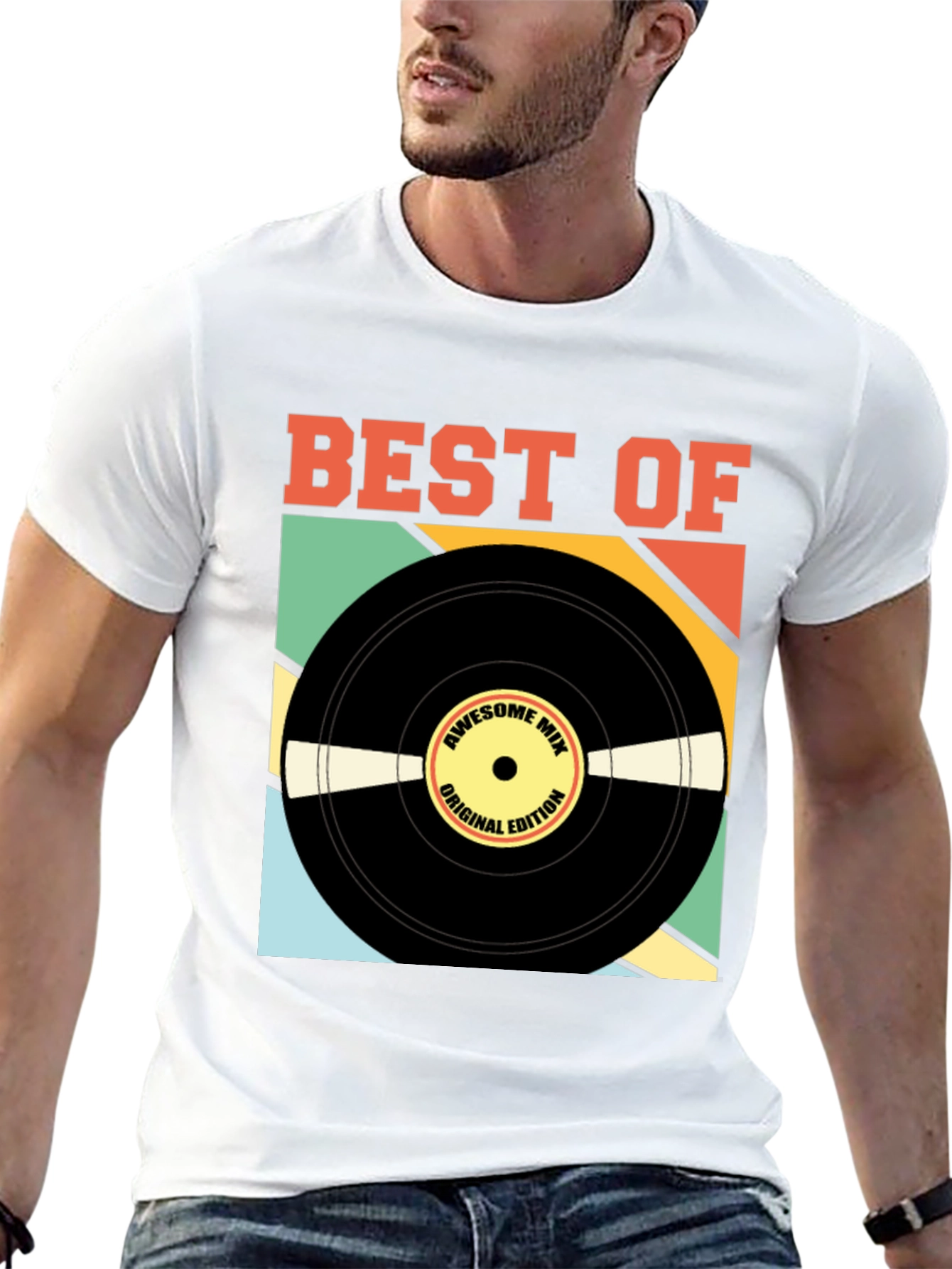 Best Of Awesome Mix Record T-Shirt