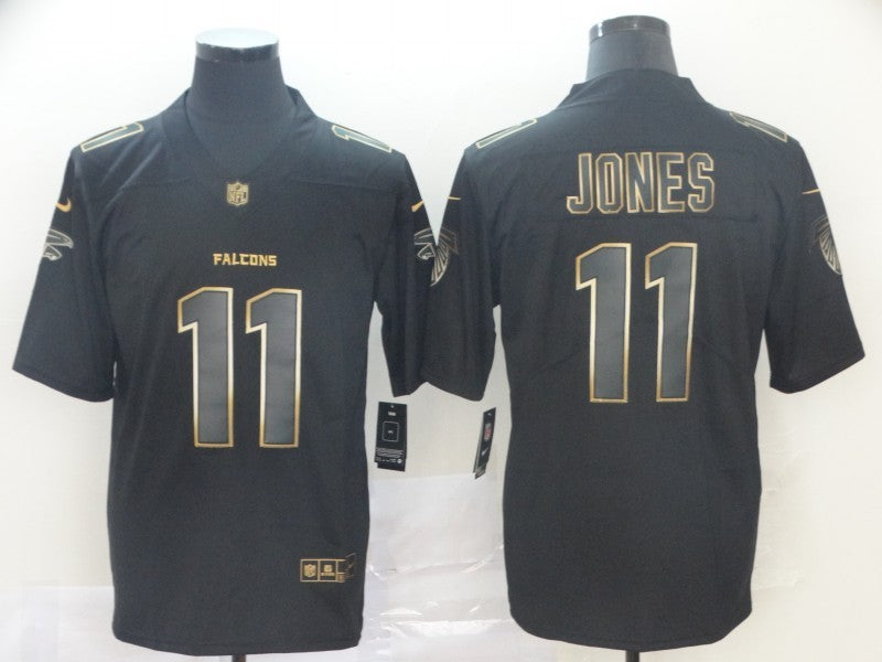 Men's Atlanta Falcons #11 Julio Jones Black Game Jerseys