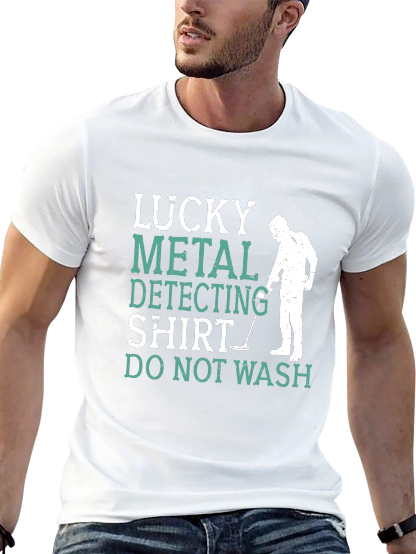 Lucky Metal Detecting Shirt - Mens Graphic Tee