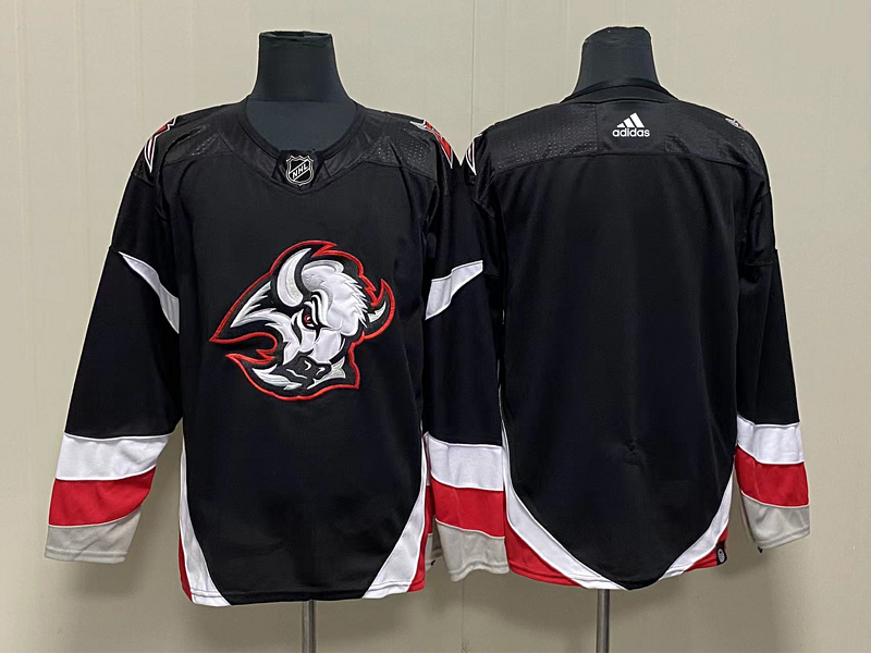 Men's Buffalo Sabres Black Alternate Premier Breakaway Blank Jerseys