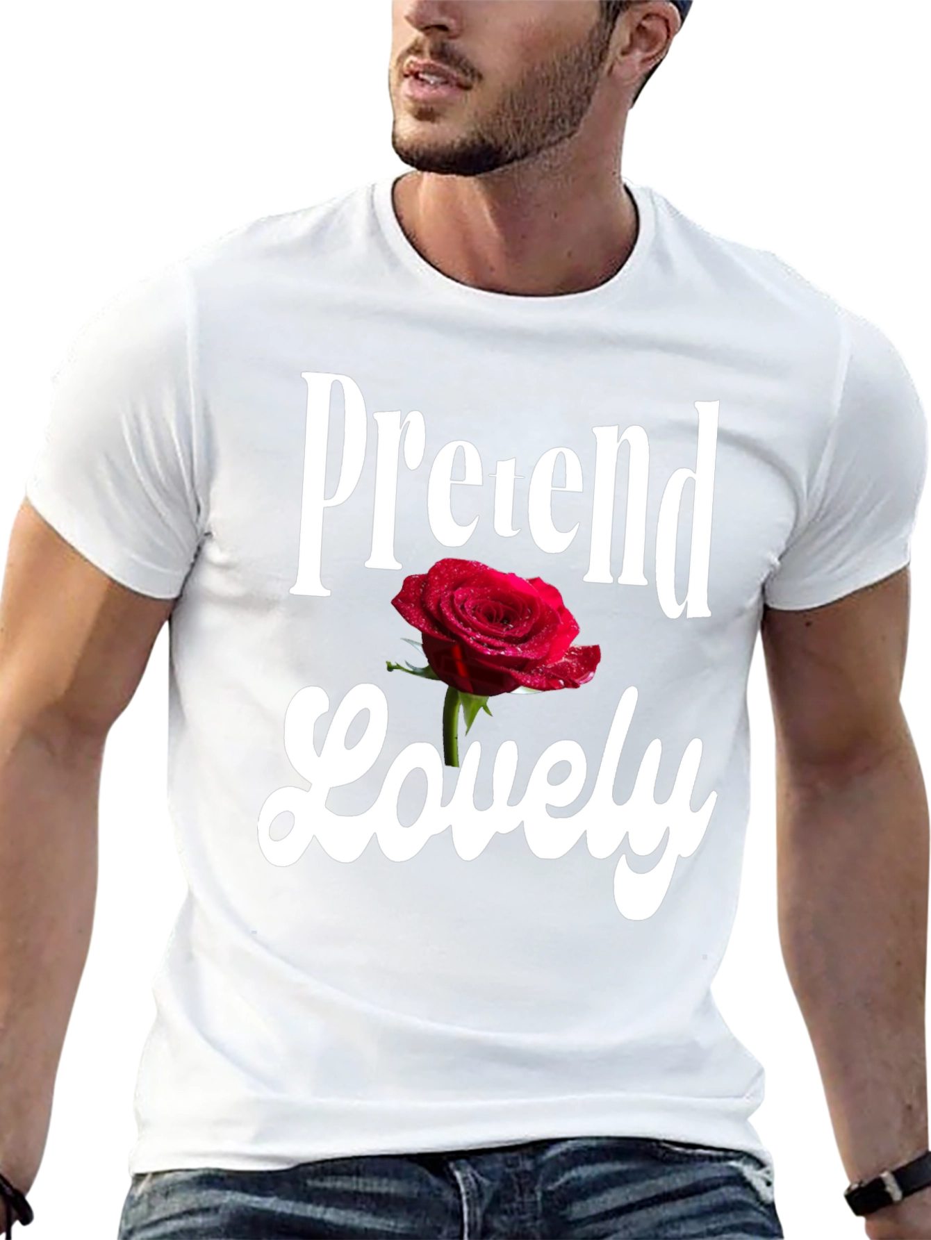 Pretend Lovely Graphic T-Shirt