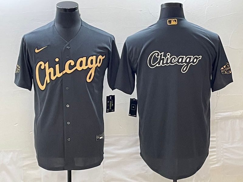 Men's Chicago White Sox Dark Gray Replica Game Jerseys