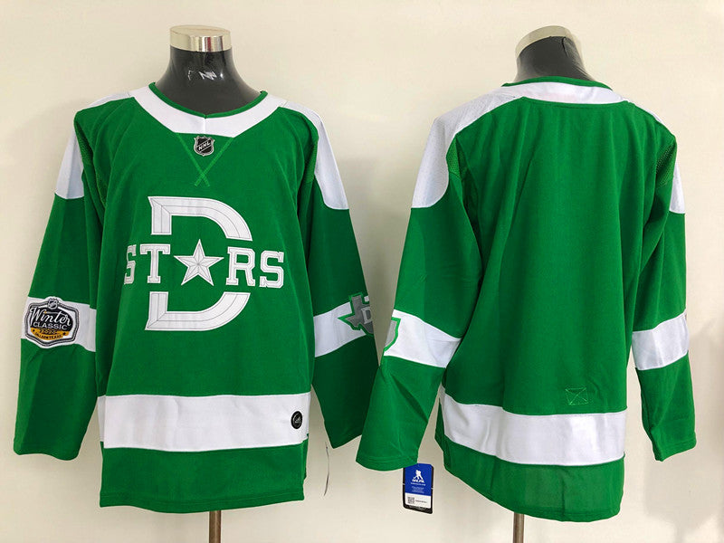 Men's Dallas Stars Green Blank Player Jerseys