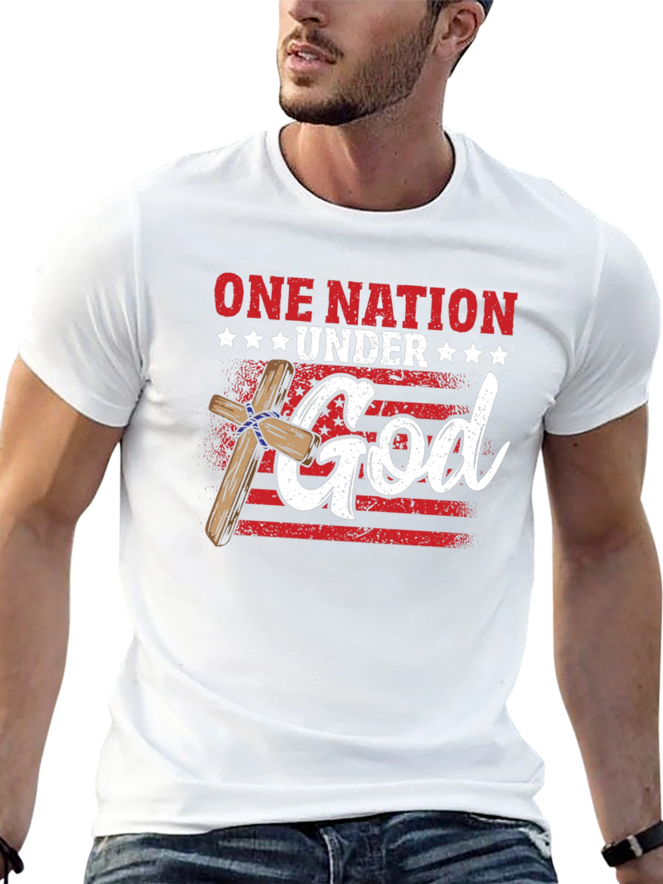 One Nation Under God Graphic Tee