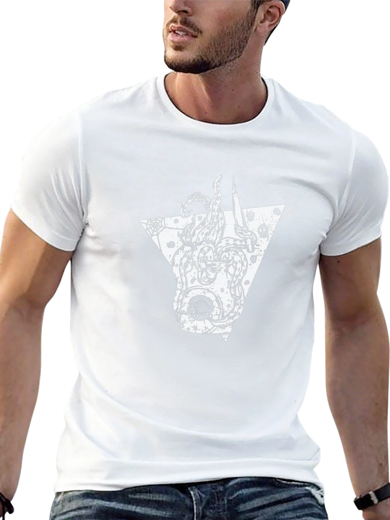 Octopus Guitar Black T-Shirt - Edgy Graphic Tee