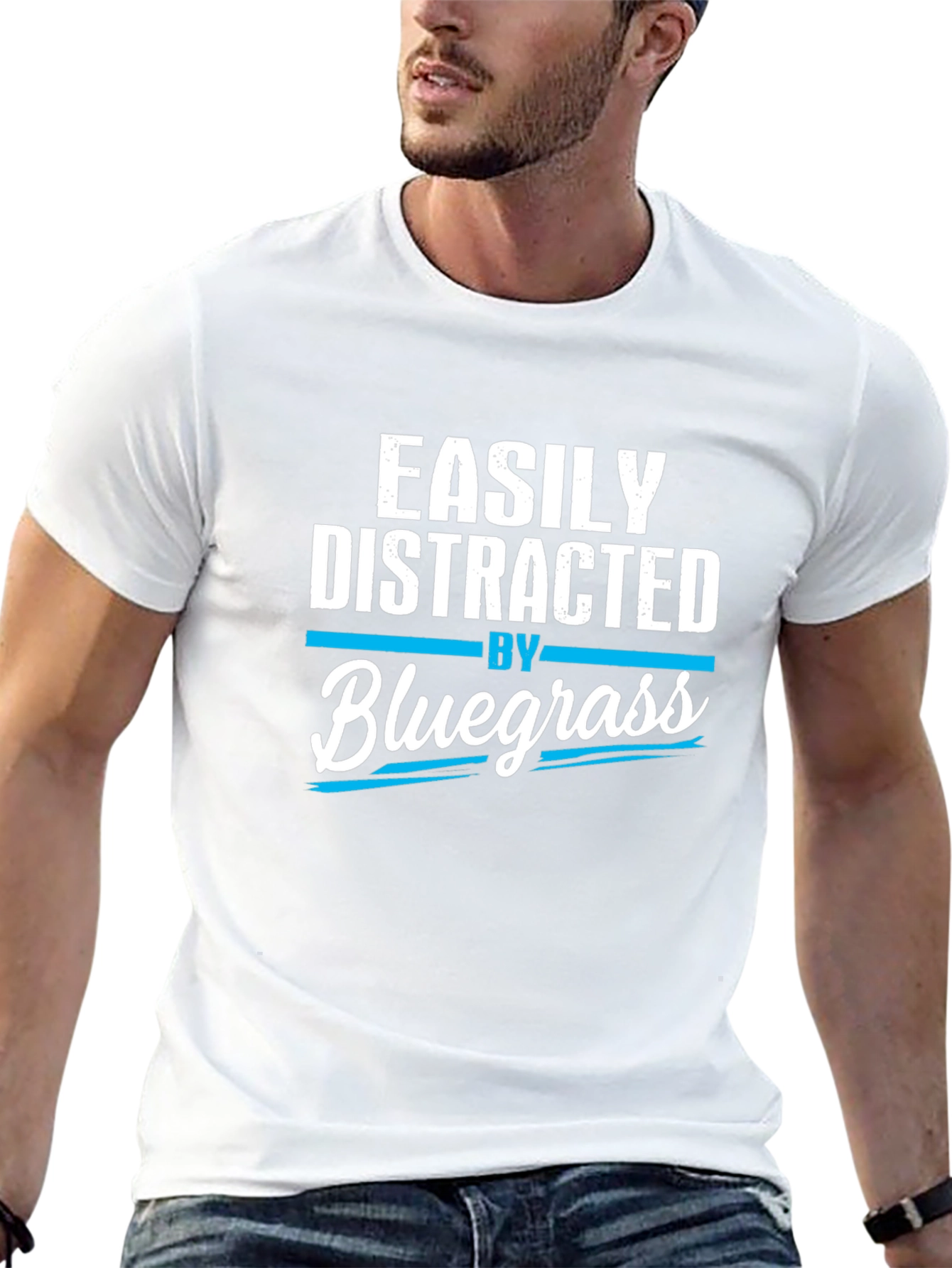 Easily Distracted by Bluegrass T-Shirt