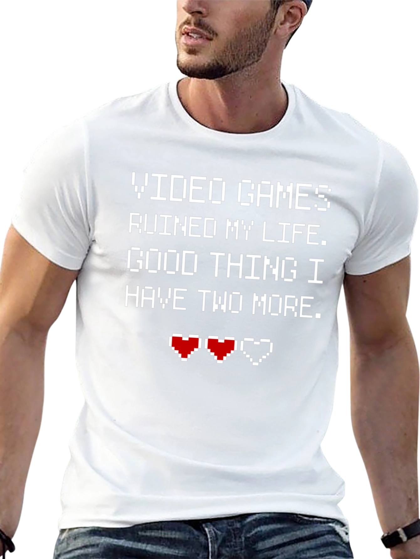 Gamer Life T-Shirt - Video Game Pixel Art Design