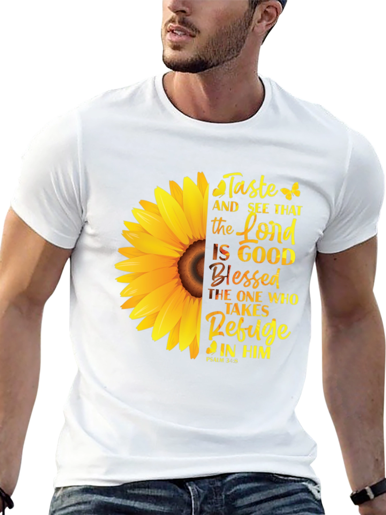 Taste and See T-Shirt - Sunflower Christian Tee