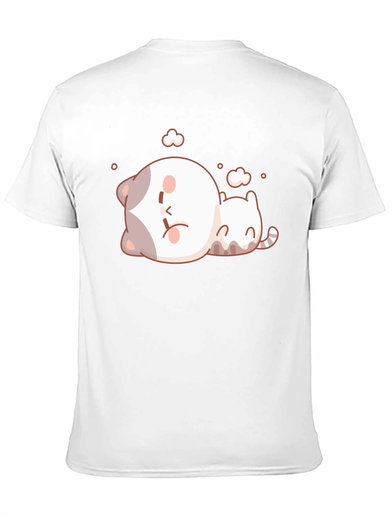 Cute Cat Nap T-Shirt - Black Graphic Tee