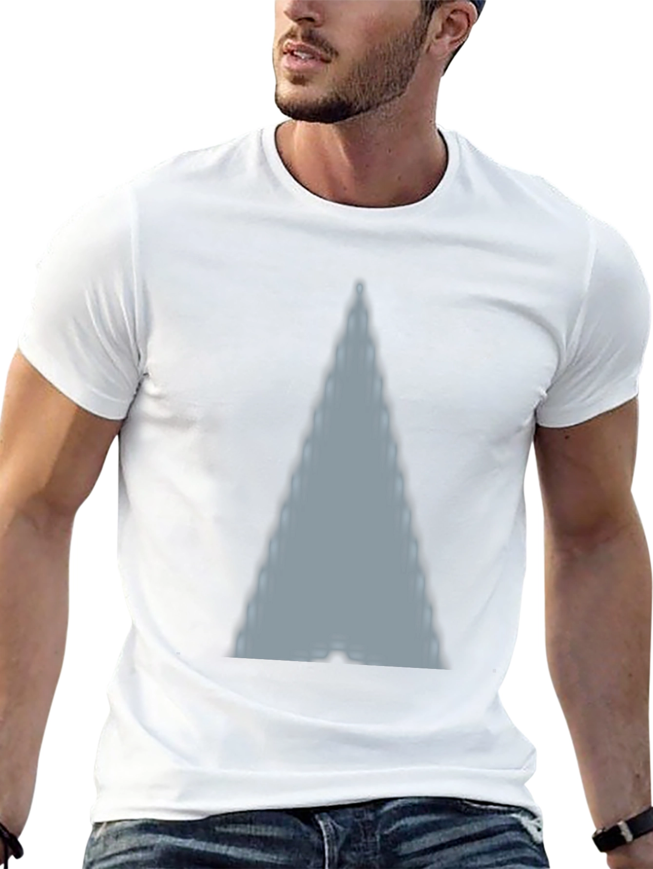 Minimalist Triangle Tee - Modern Style