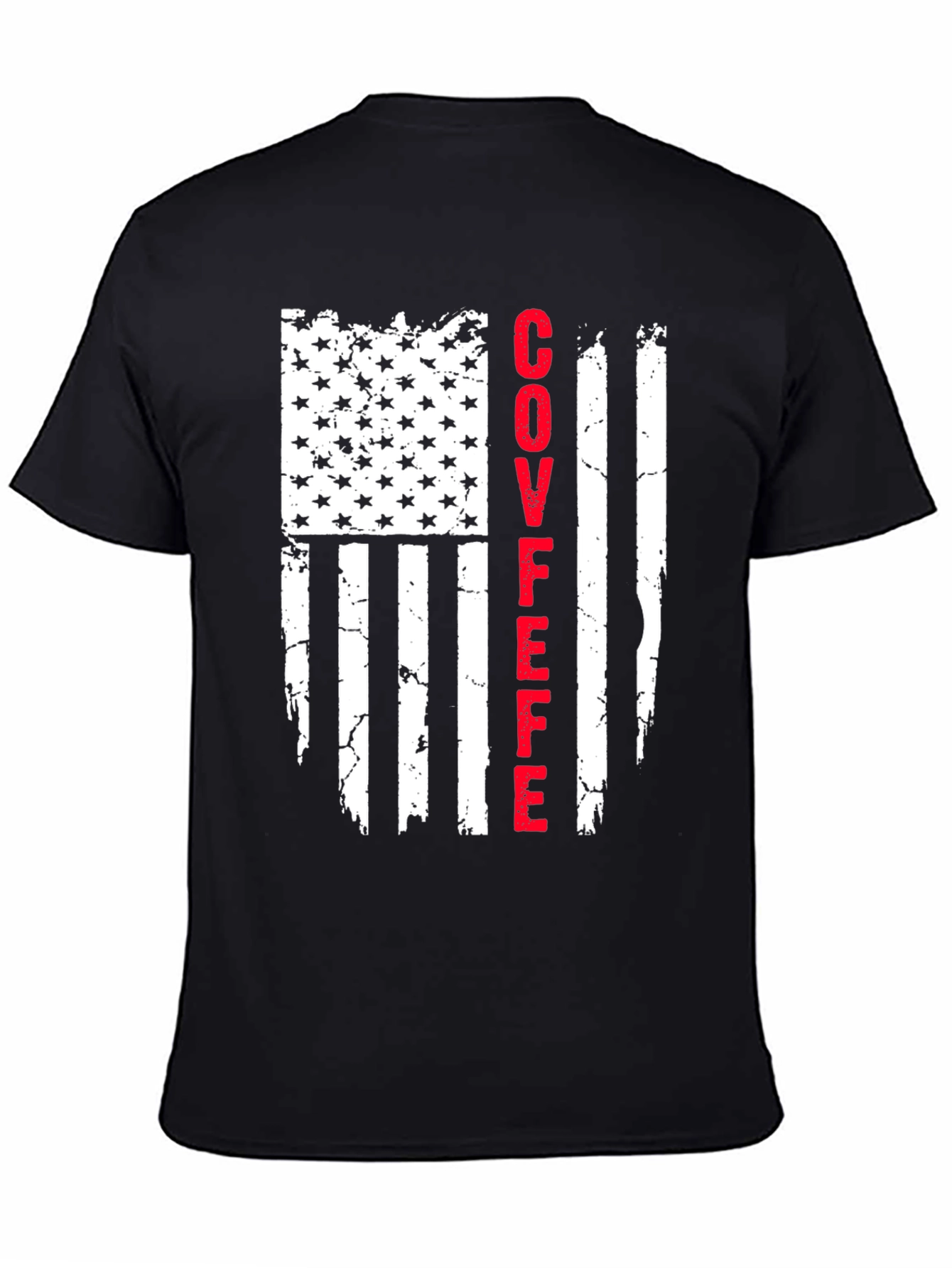 COVFEFE American Flag Graphic T-Shirt