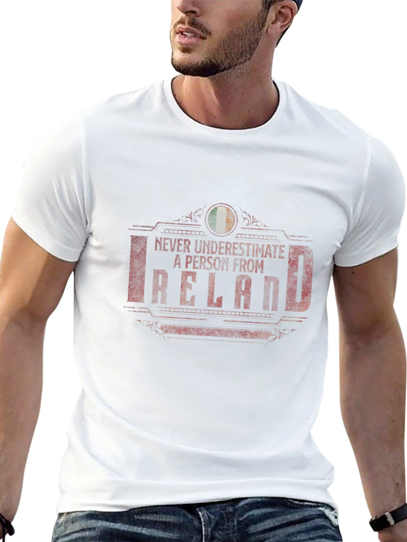 Ireland Pride Graphic Tee - Never Underestimate