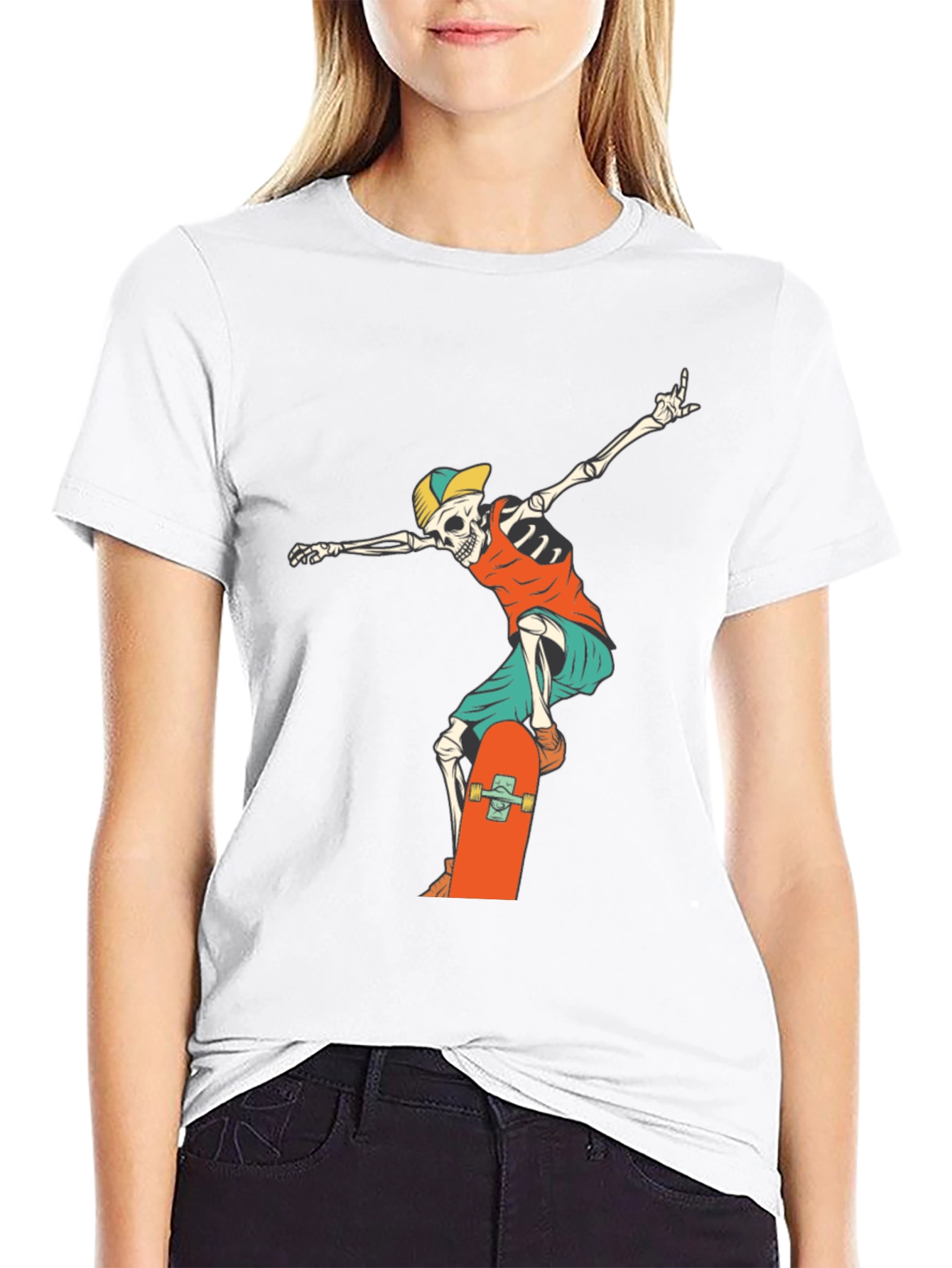 Skateboarding Skeleton T-Shirt