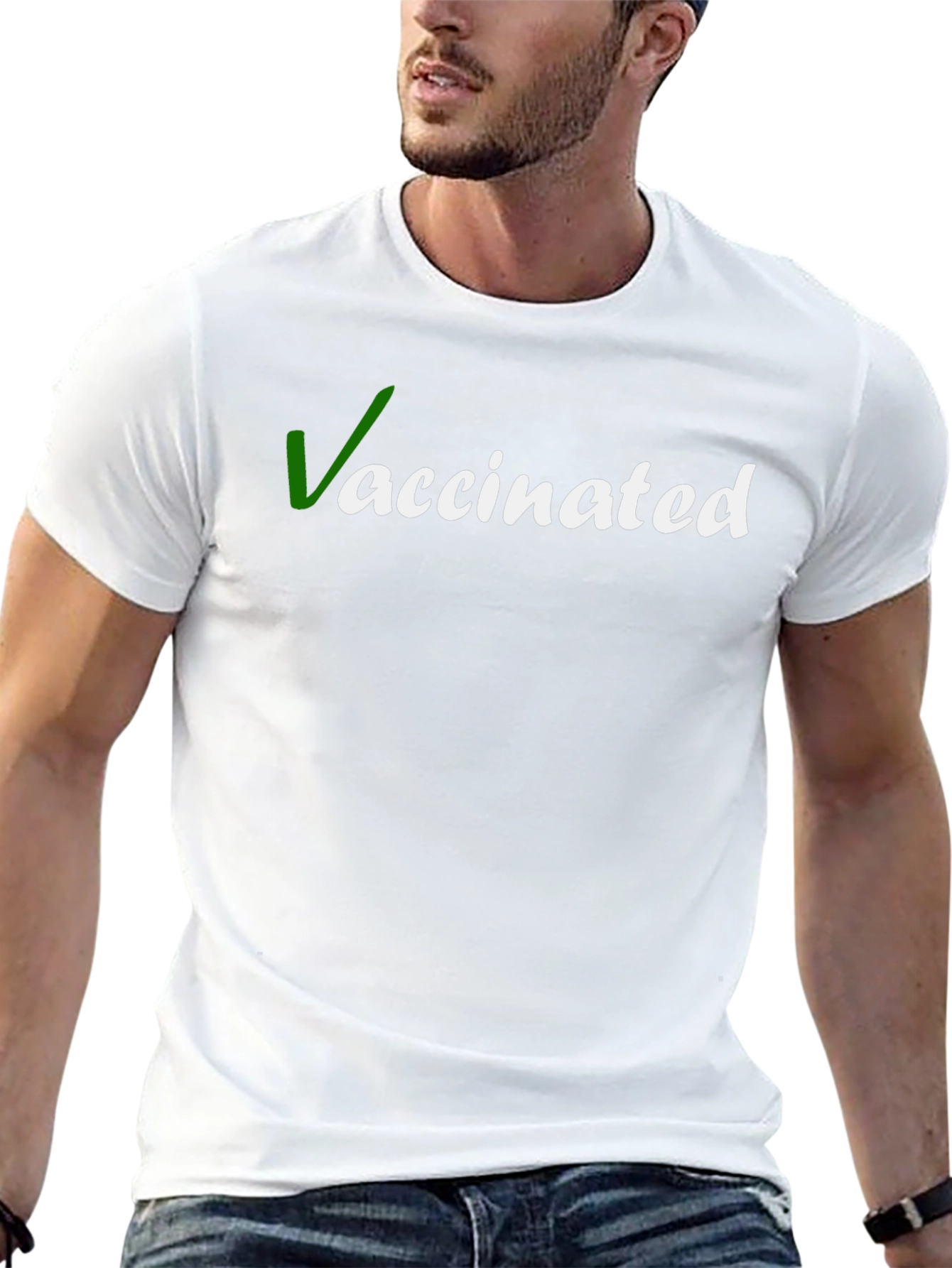 Vaccinated T-Shirt - Pro-Vaccine Statement Tee
