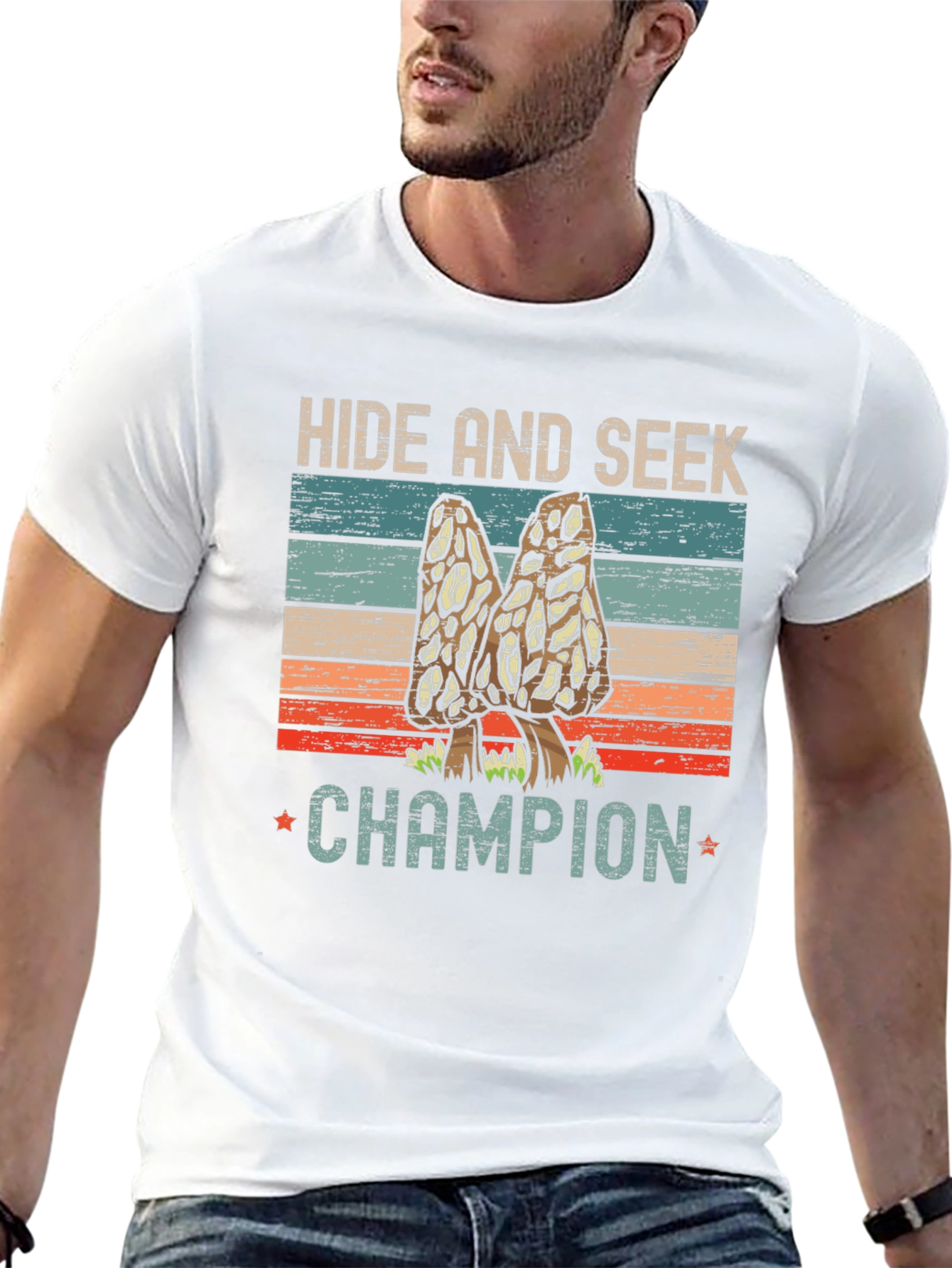 Hide & Seek Champion Morel Mushroom T-Shirt