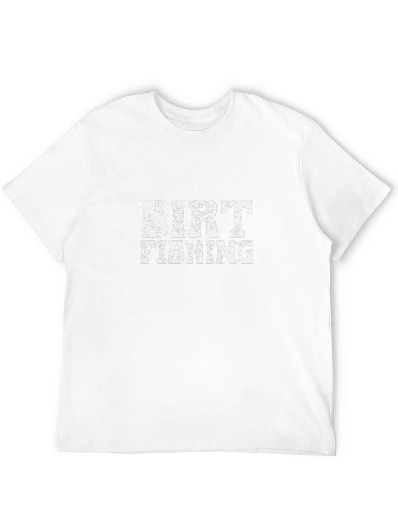 Dirt Fishing Graphic Tee - Novelty Humor Shirt