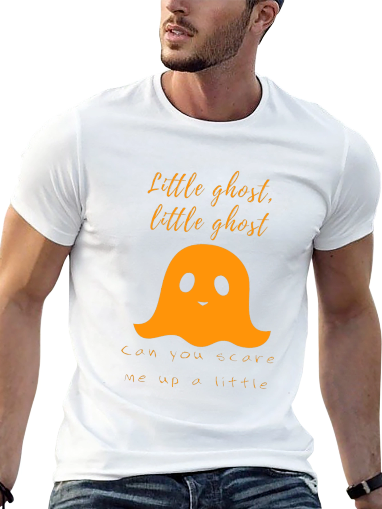 Halloween Ghost T-Shirt - Spooky Season Style