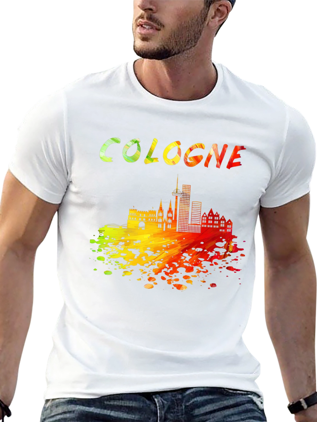 Cologne Skyline Graphic Tee - Unisex