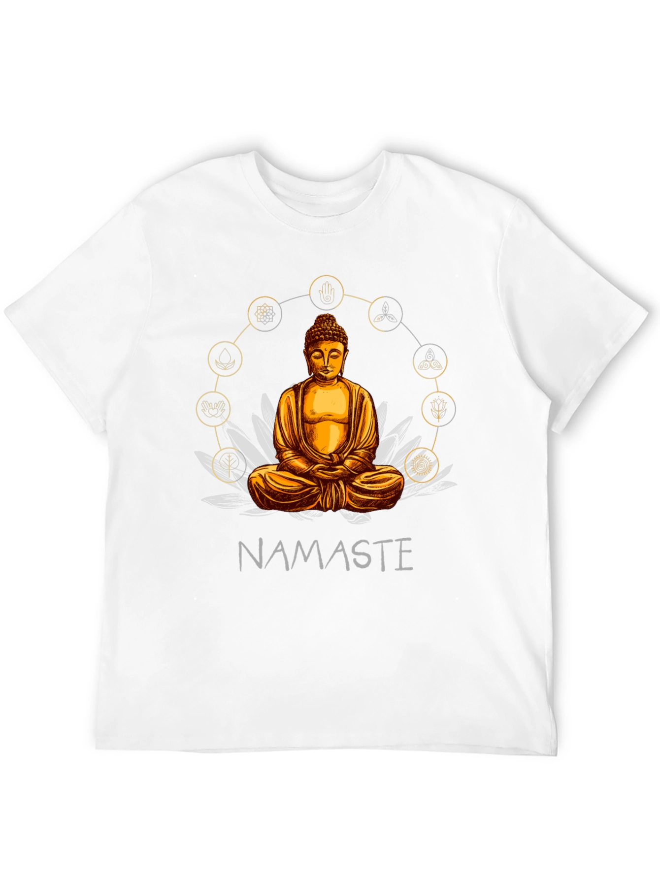 Namaste Buddha Graphic T-Shirt - Spiritual Yoga Tee
