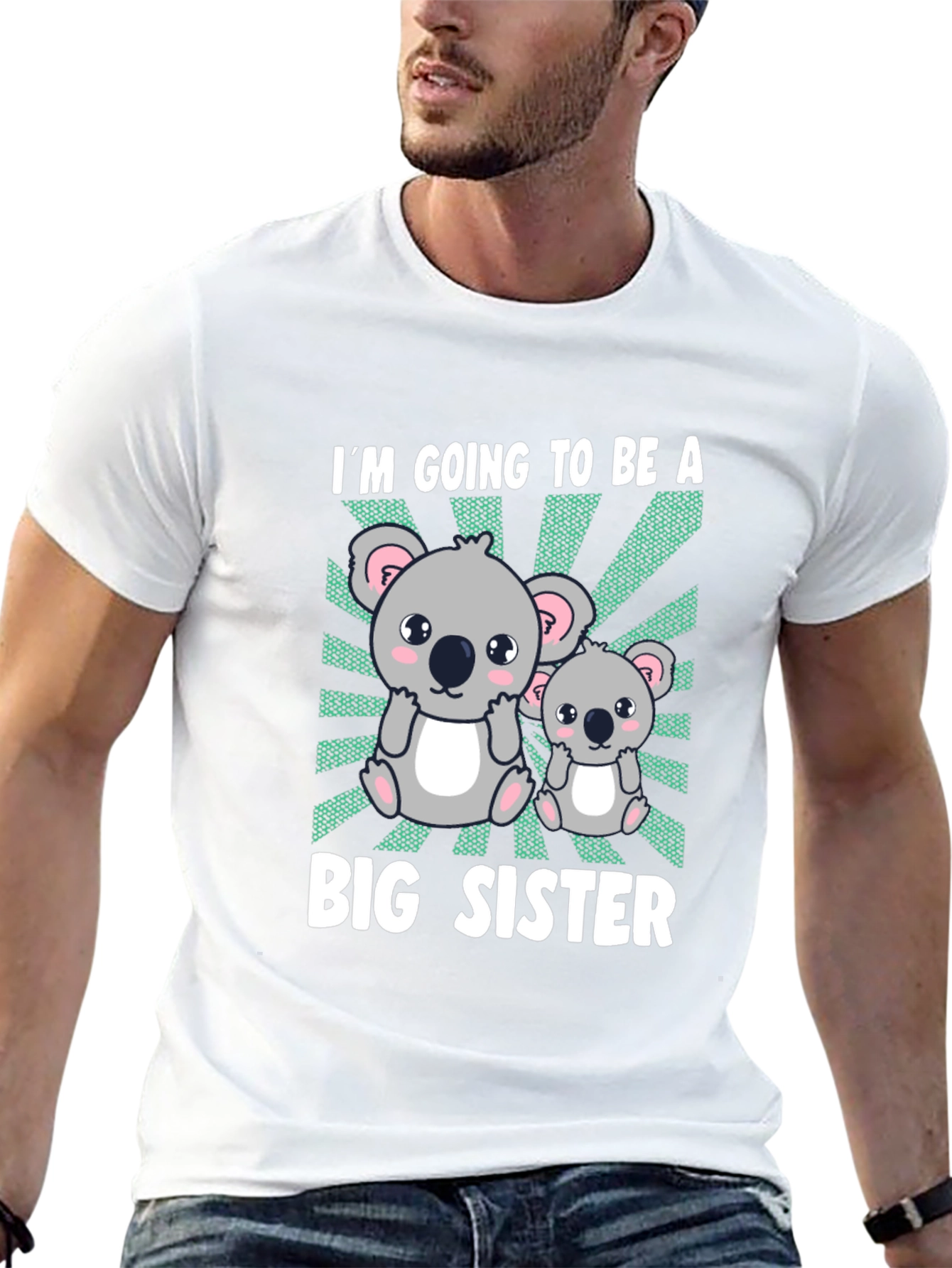 Big Sister Koala Bear Pregnancy Announcement T-Shirt